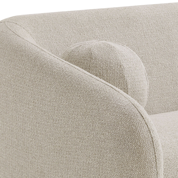 Holland 85" Chenille Fabric Sofa in Dove Gray