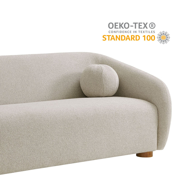 Holland 85" Chenille Fabric Sofa in Dove Gray