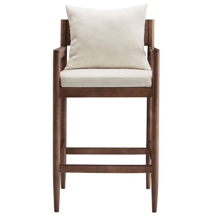 Remington Wood Bar Stool in Salt