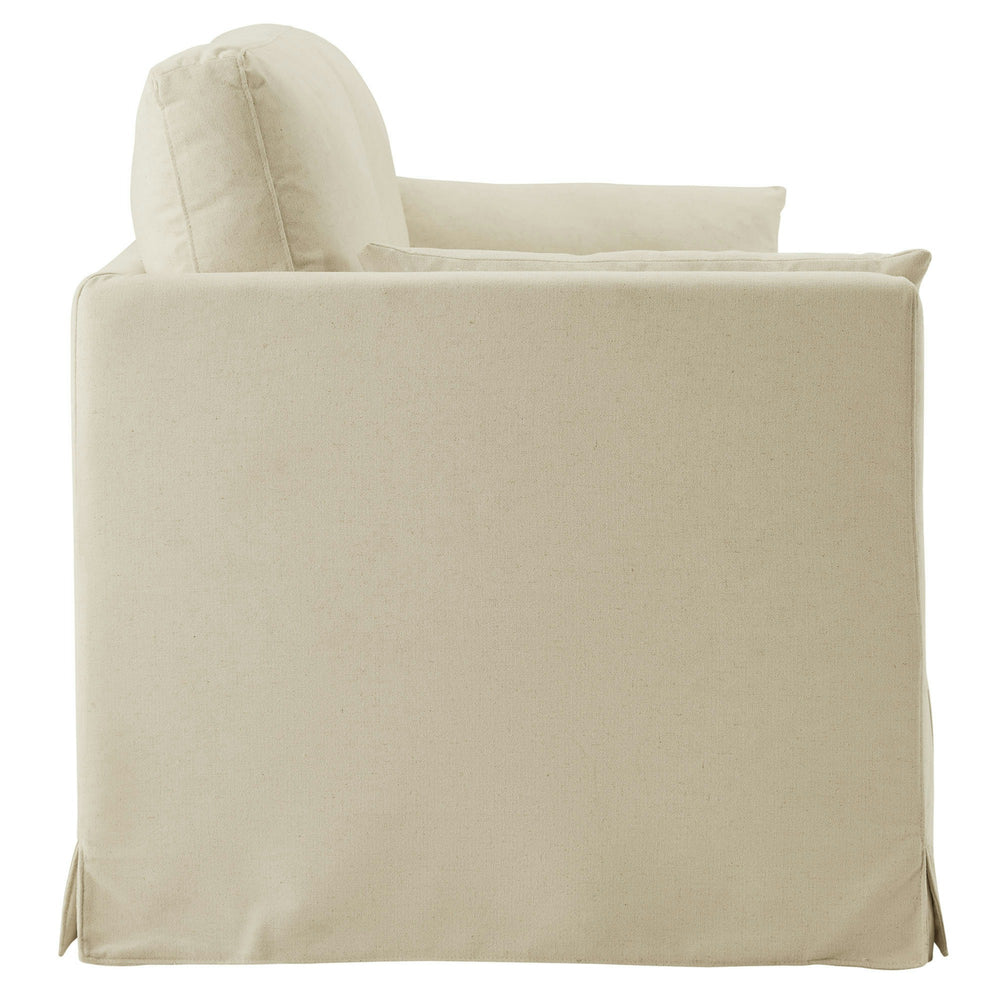 Wellfleet 85" Slipcovered Fabric Sofa in Linen