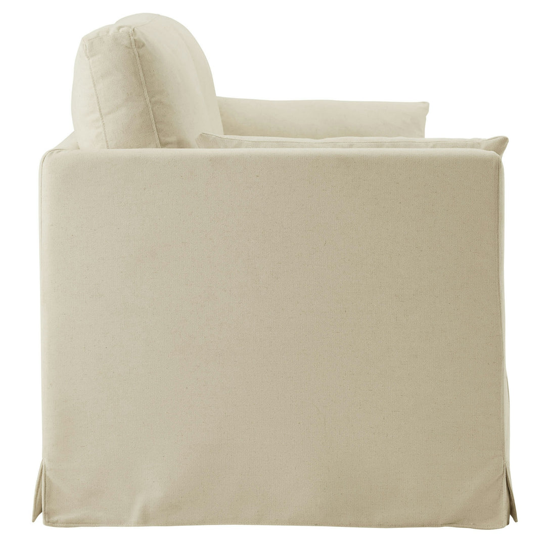 Wellfleet 85" Slipcovered Fabric Sofa in Linen