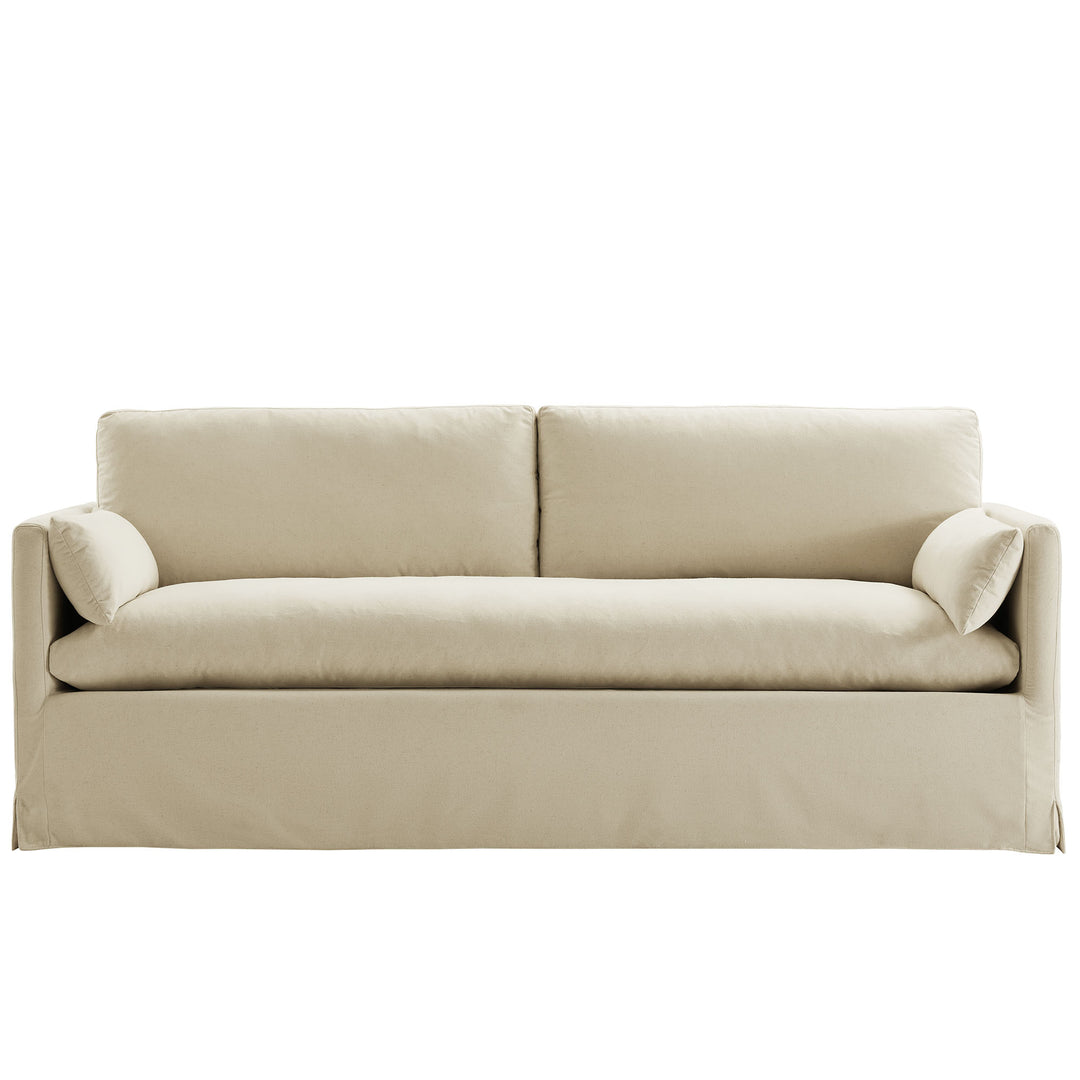 Wellfleet 85" Slipcovered Fabric Sofa in Linen