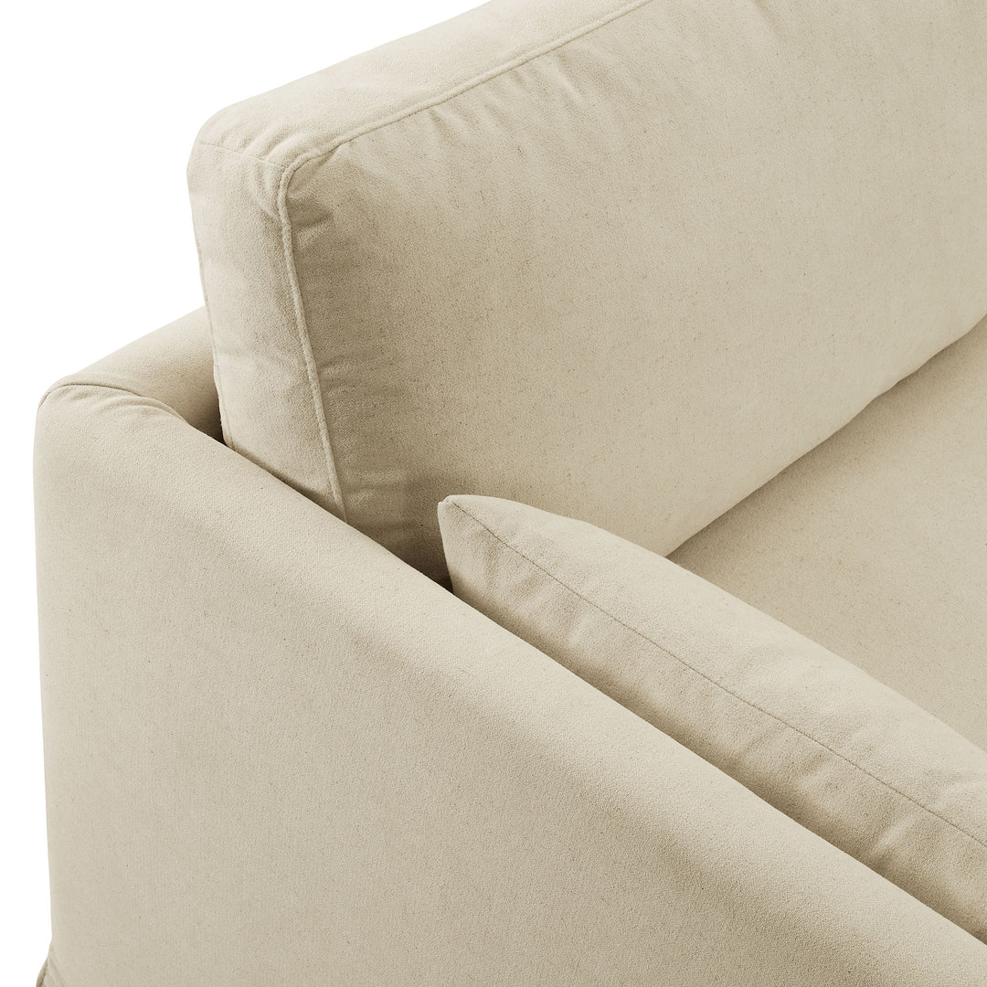 Wellfleet 85" Slipcovered Fabric Sofa in Linen