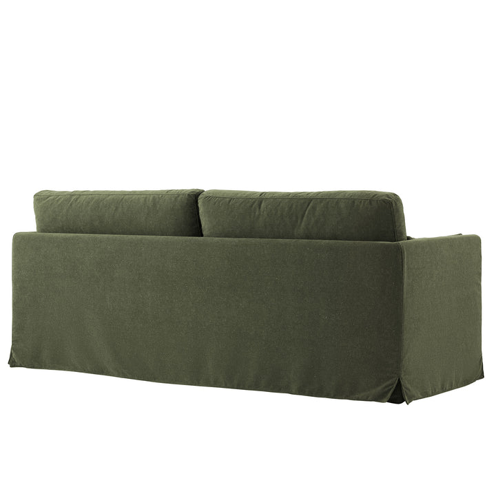 Wellfleet 85" Slipcovered Fabric Sofa in Sage