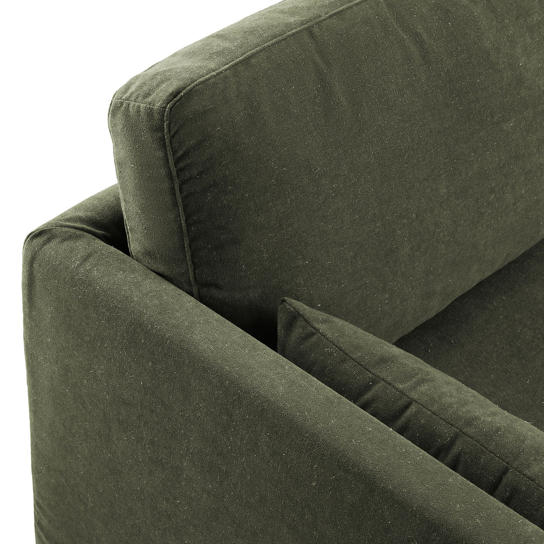 Wellfleet 85" Slipcovered Fabric Sofa in Sage