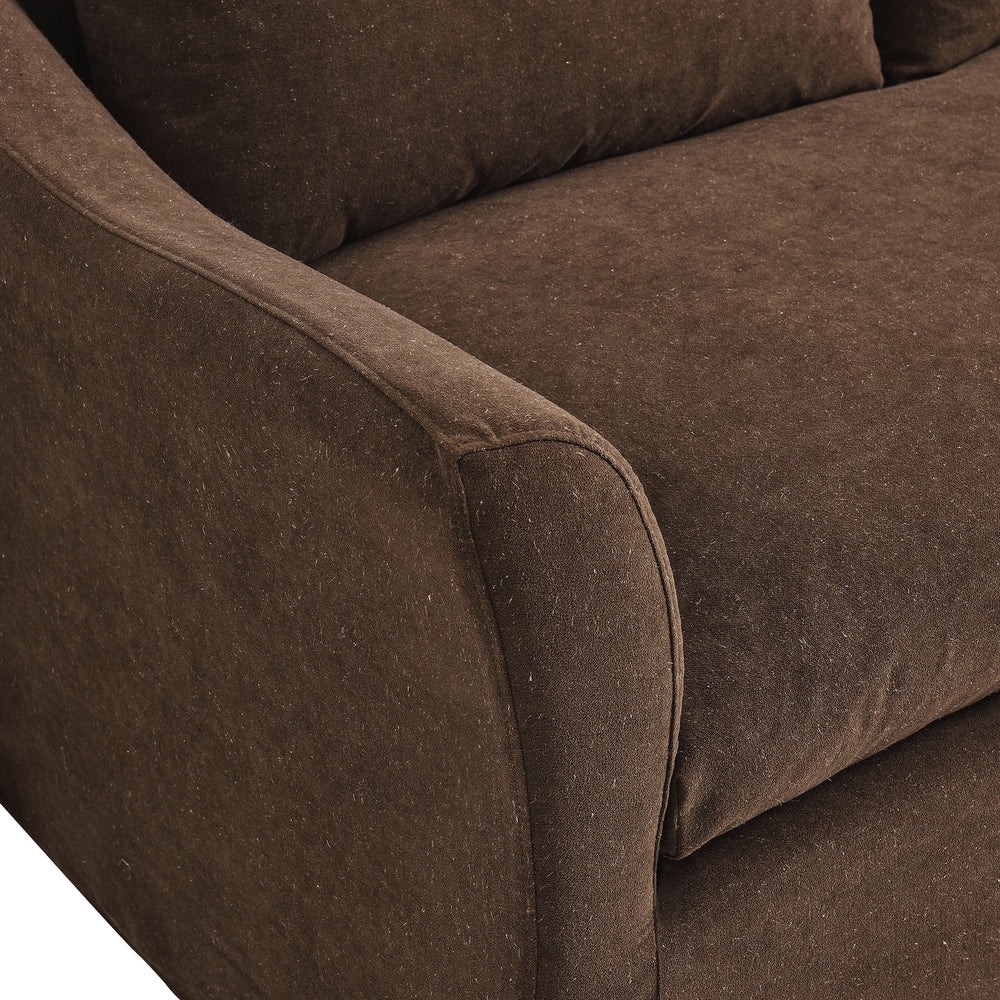 Somerset Sofa in Cocoa - styled room