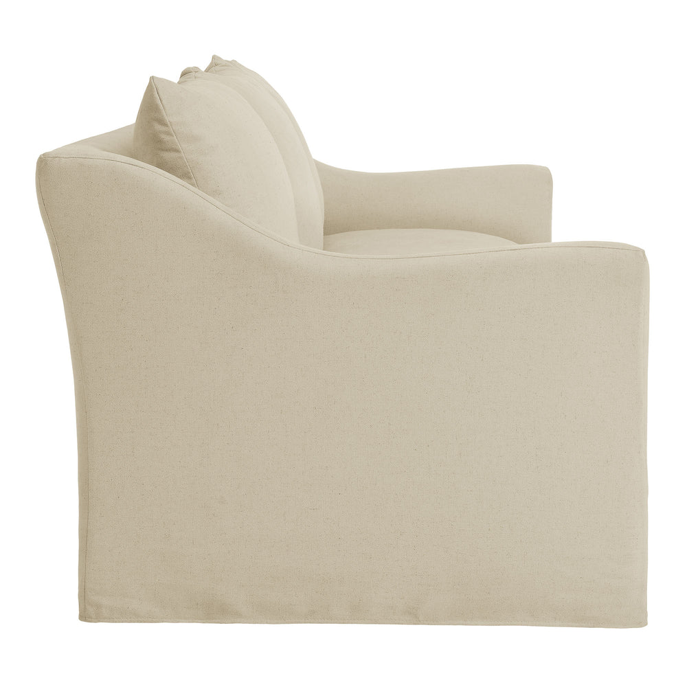Somerset Sofa in Linen - angled view