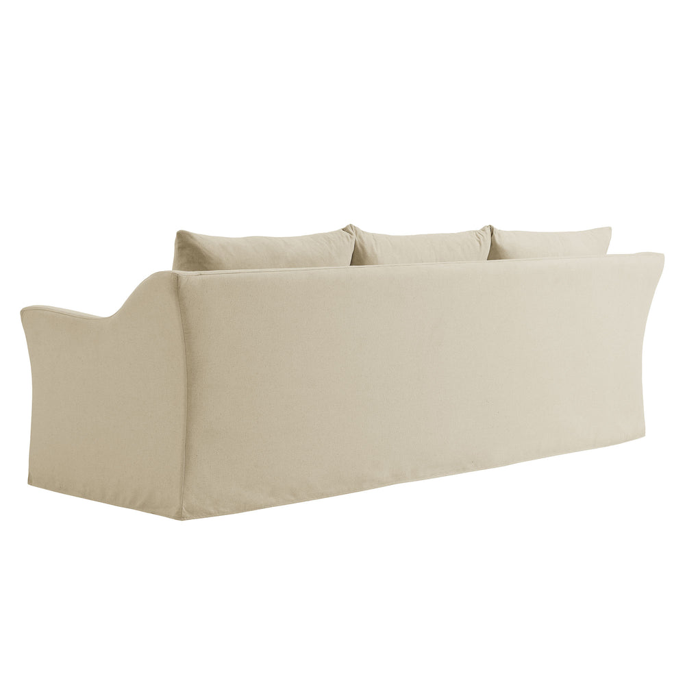 Somerset Sofa in Linen - side view