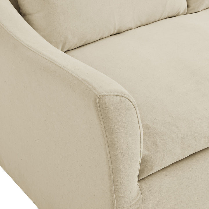 Somerset Sofa in Linen - styled room