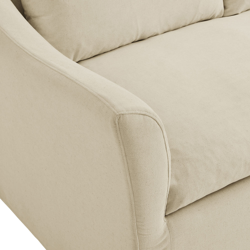 Somerset Sofa in Linen - styled room