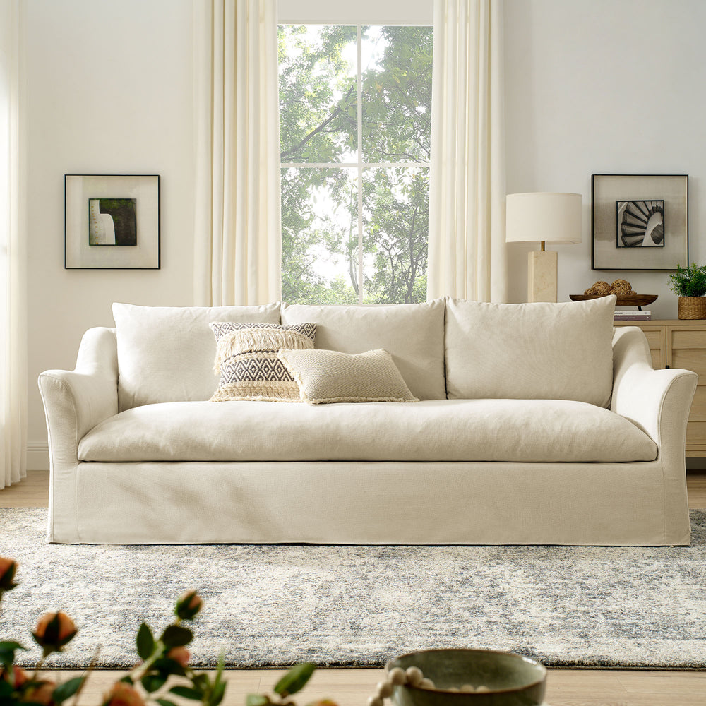 Somerset Sofa in Linen - lifestyle
