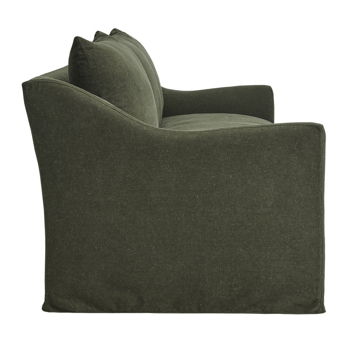 Somerset Sofa in Sage - angled view