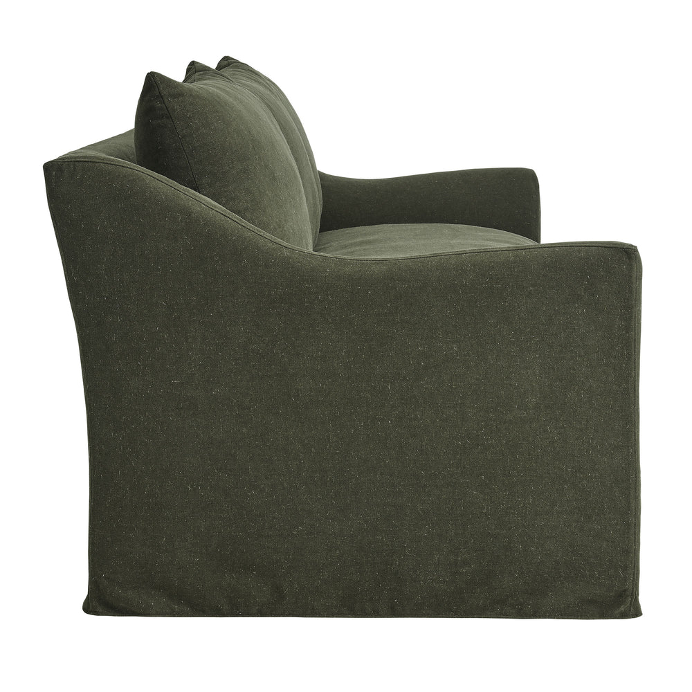 Somerset Sofa in Sage - angled view