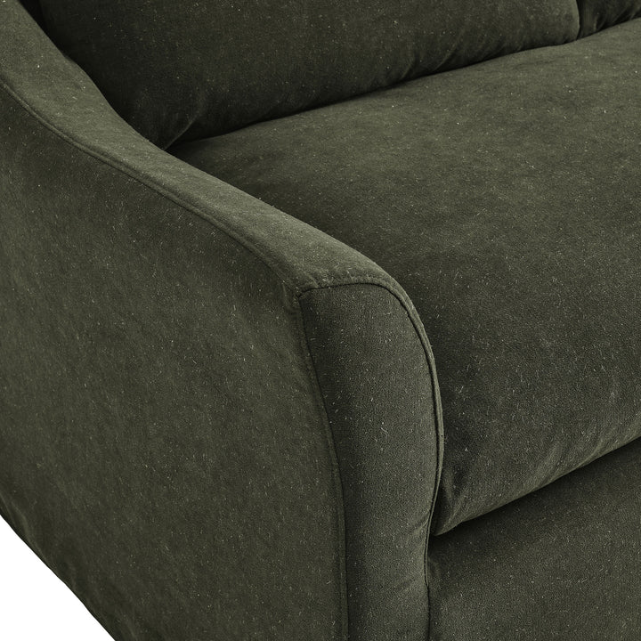 Somerset Sofa in Sage - styled room
