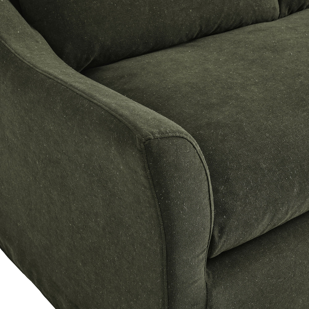 Somerset Sofa in Sage - styled room