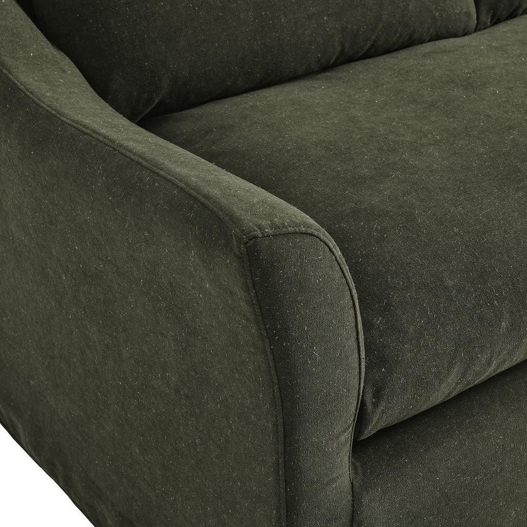 Somerset Sofa in Sage - styled room