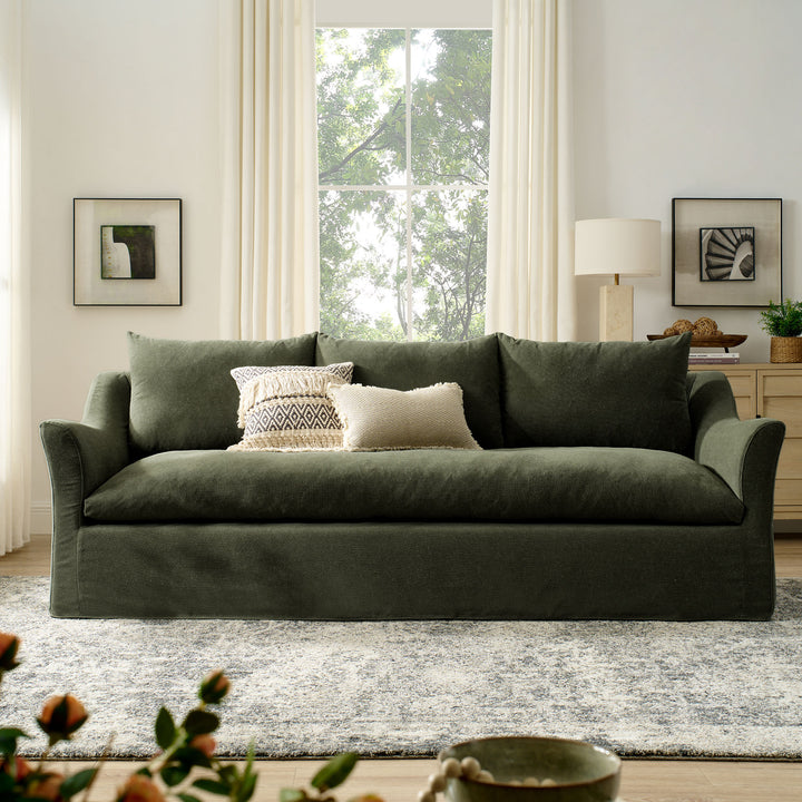 Somerset Sofa in Sage - lifestyle
