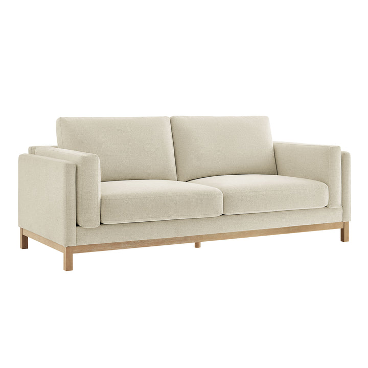 Roscoe 81 inch Fabric Sofa in Ivory