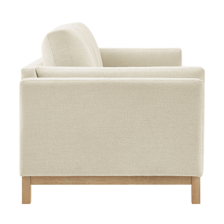 Roscoe 81 inch Fabric Sofa in Ivory