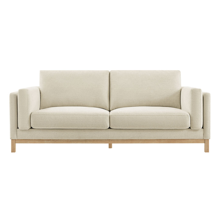 Roscoe 81 inch Fabric Sofa in Ivory