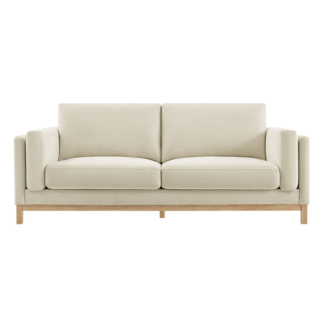 Roscoe 81 inch Fabric Sofa in Ivory