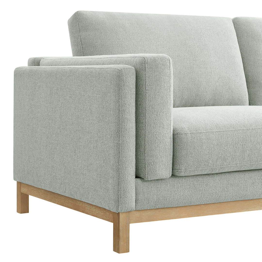 Roscoe 81 inch Fabric Sofa in Mist