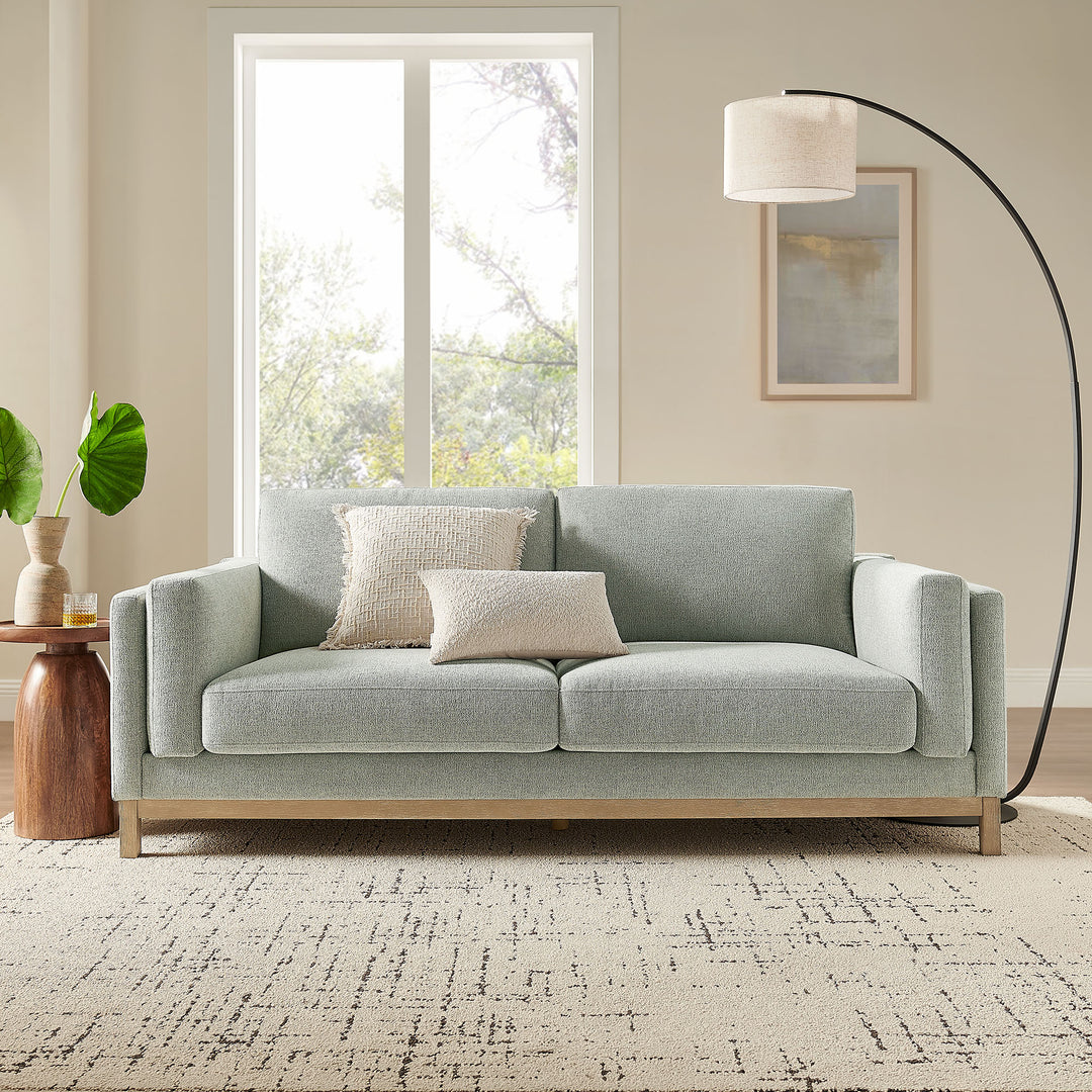 Roscoe 81 inch Fabric Sofa in Mist