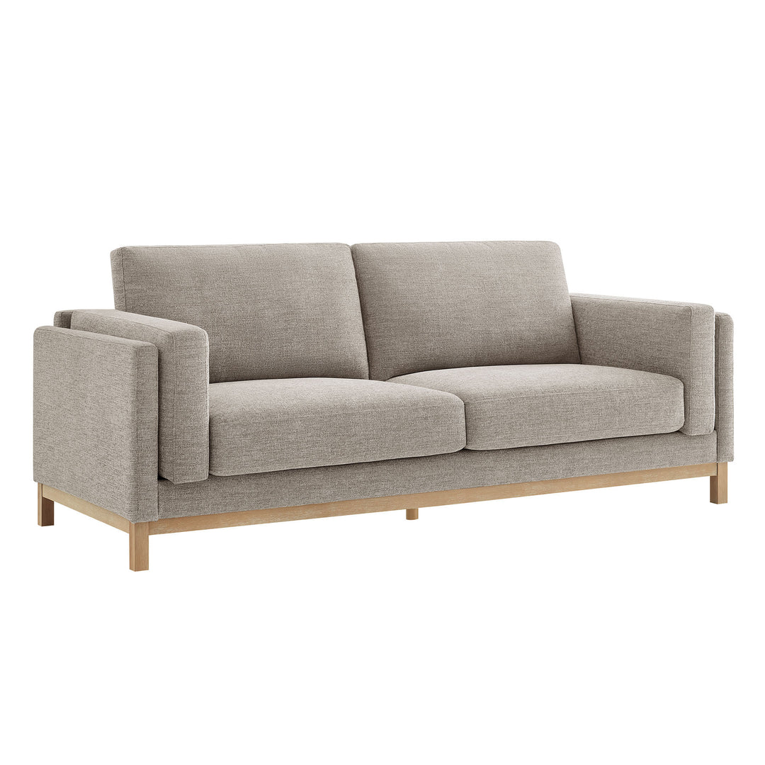 Roscoe 81 inch Fabric Sofa in Pewter