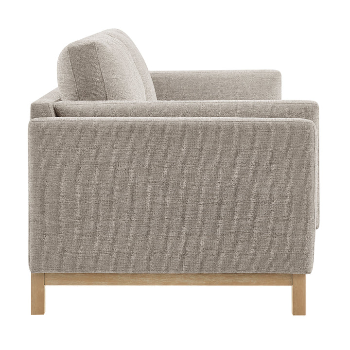 Roscoe 81 inch Fabric Sofa in Pewter