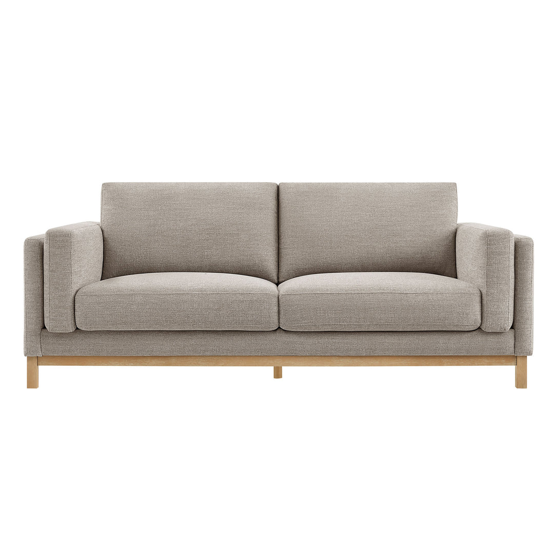 Roscoe 81 inch Fabric Sofa in Pewter
