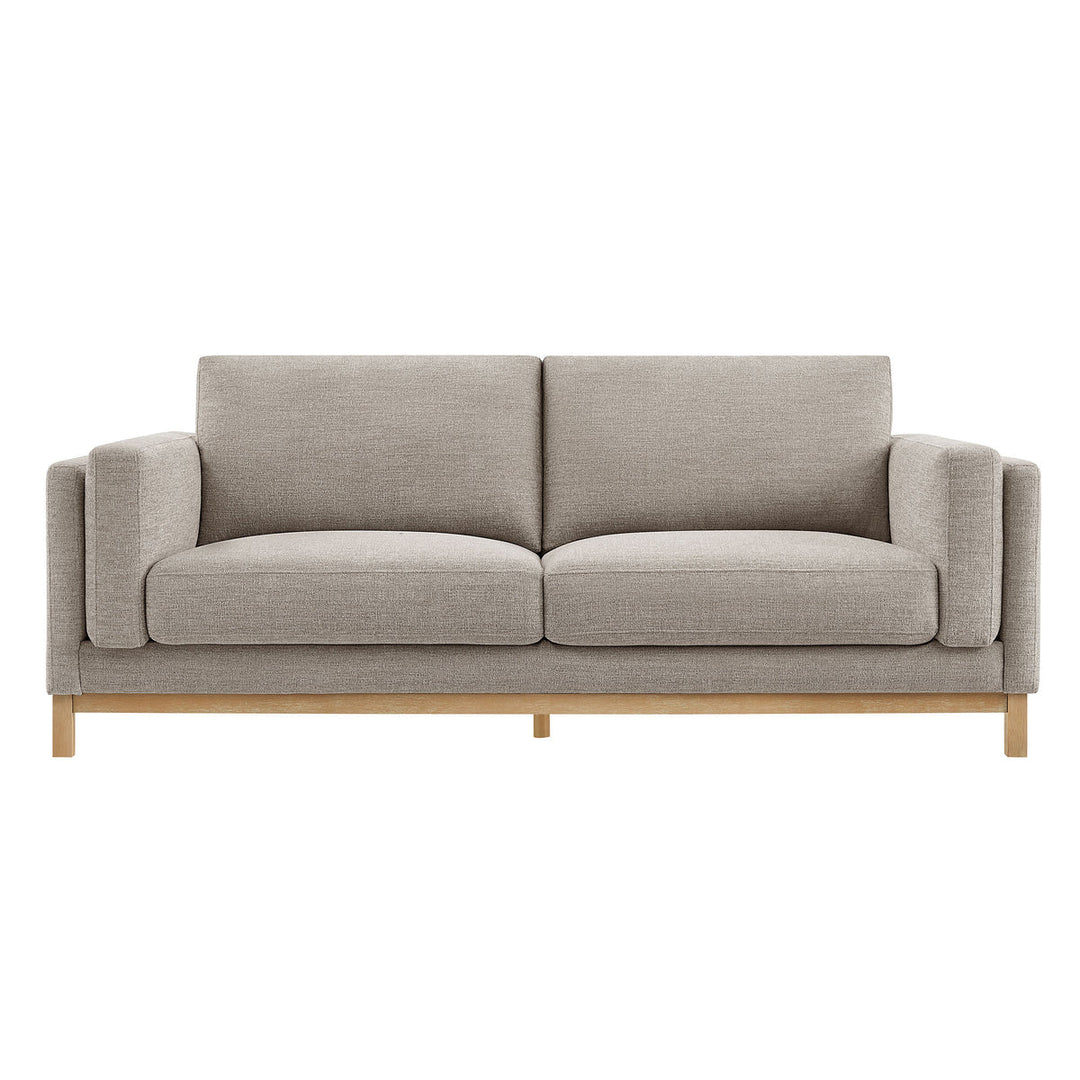 Roscoe 81 inch Fabric Sofa in Pewter