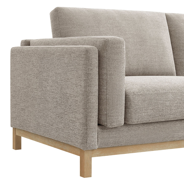 Roscoe 81 inch Fabric Sofa in Pewter