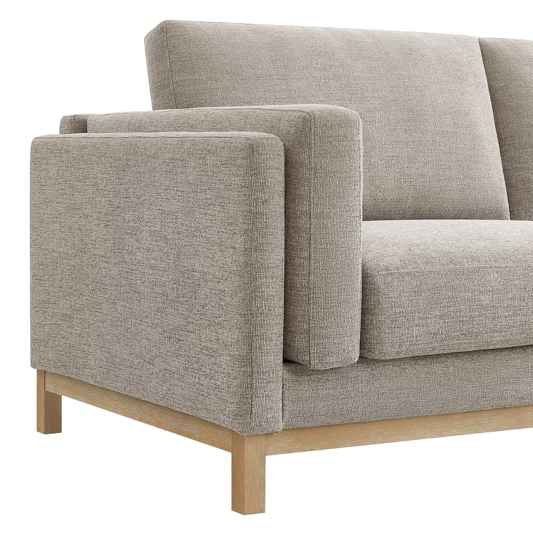 Roscoe 81 inch Fabric Sofa in Pewter