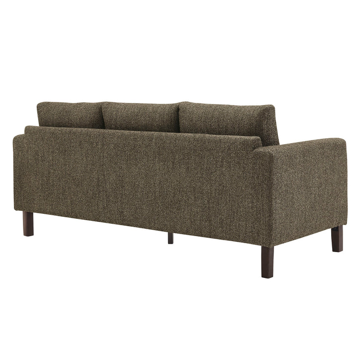 Hawken Boucle Fabric Sofa in Antique Espresso
