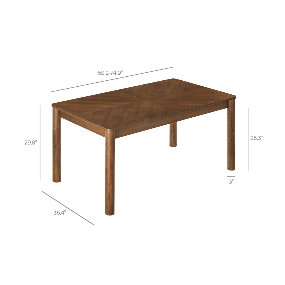 Alba Extendable Dining Table in Walnut