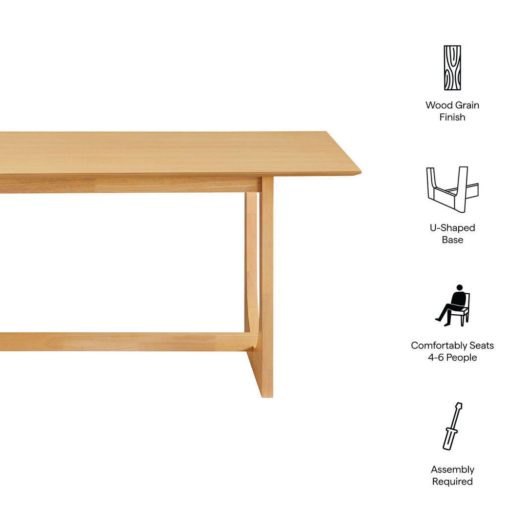 Ashcroft 69" Rectangular Dining Table in Oak
