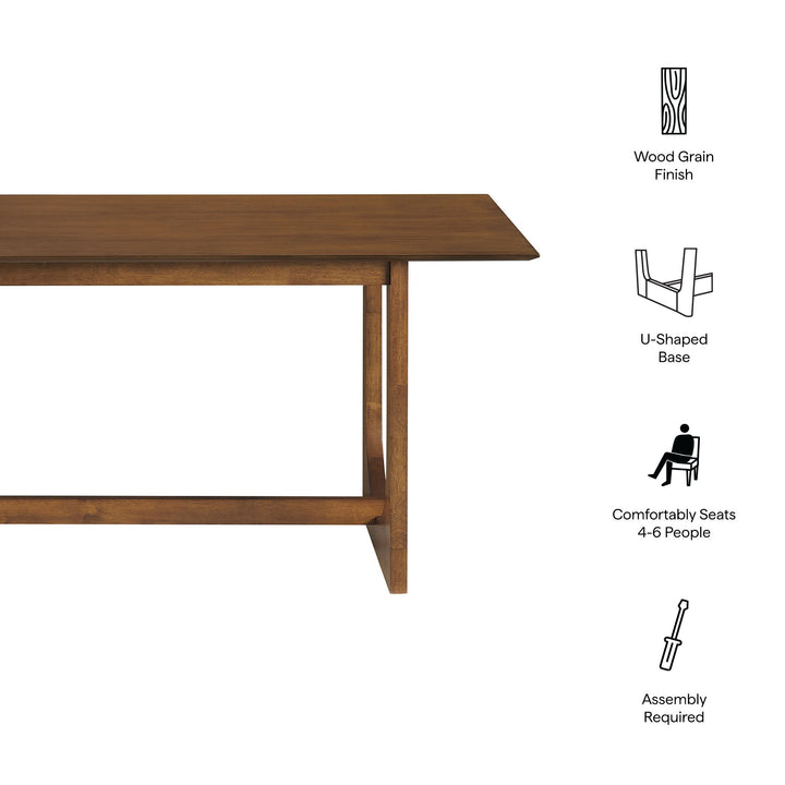 Ashcroft 69" Rectangular Dining Table in Walnut
