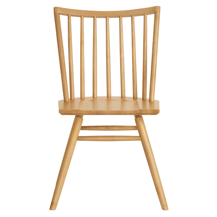 Alvar Spindle Back Dining Side Chairs Set of 2 in Ash