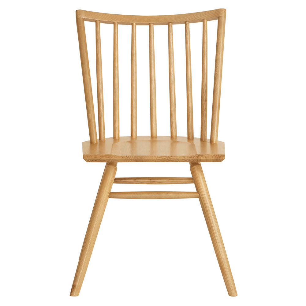 Alvar Spindle Back Dining Side Chairs Set of 2 in Ash