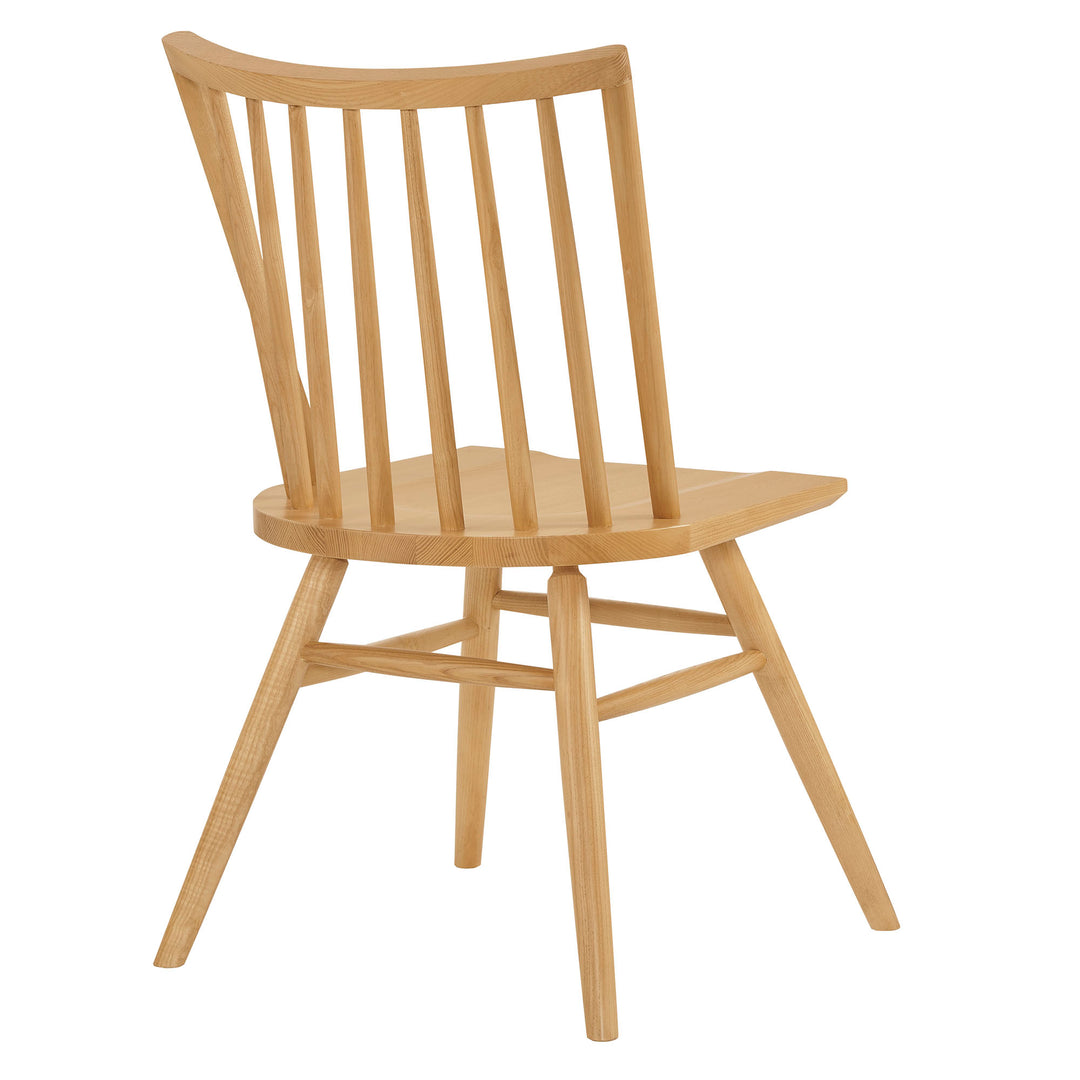 Alvar Spindle Back Dining Side Chairs Set of 2 in Ash