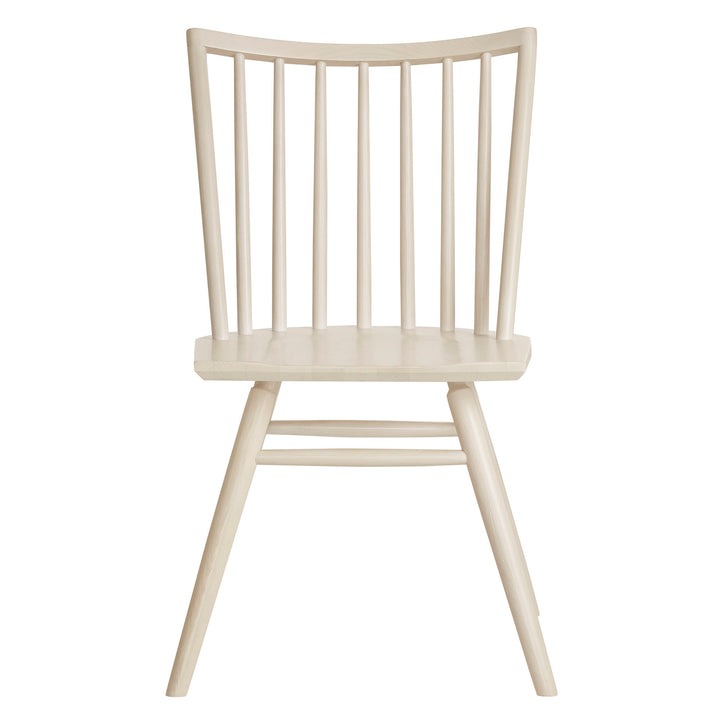 Alvar Spindle Back Dining Side Chairs Set of 2 in White Wash