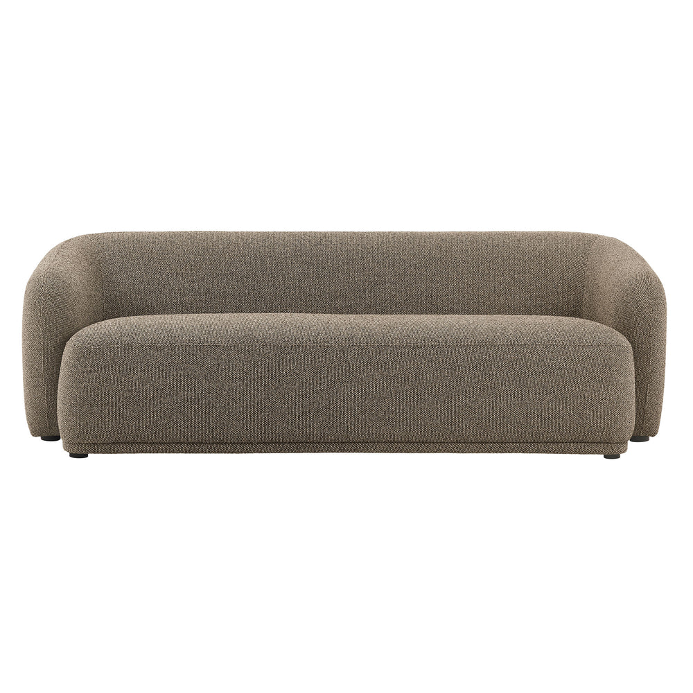 Monica 88 Inch Boucle Fabric Sofa in Earth