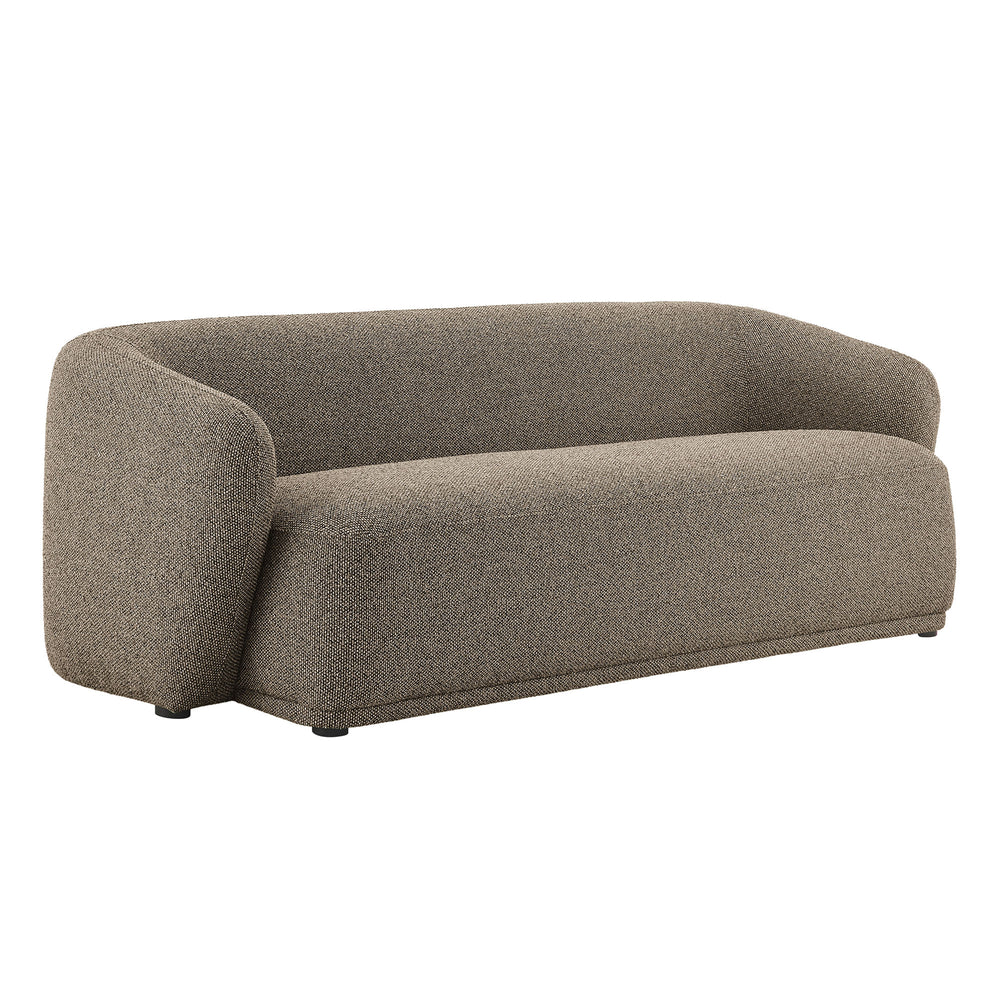Monica 88 Inch Boucle Fabric Sofa in Earth