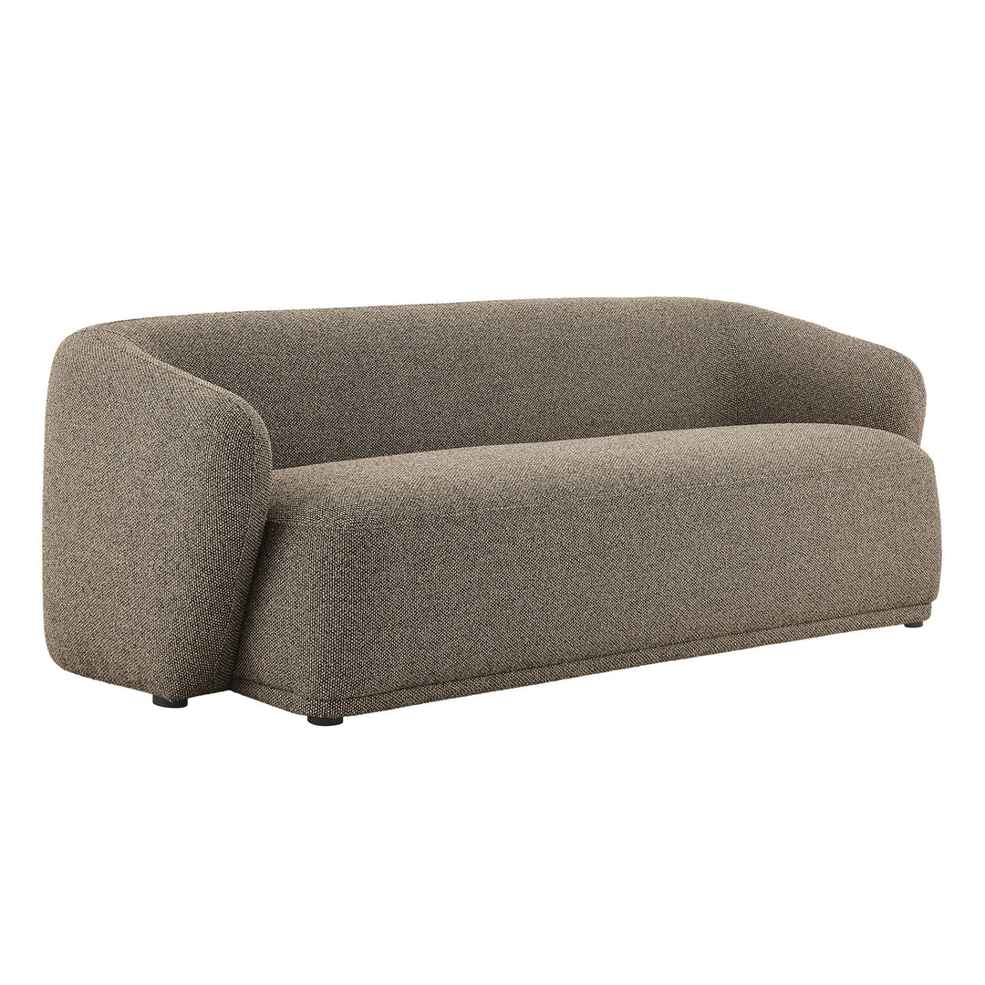 Monica 88 Inch Boucle Fabric Sofa in Earth