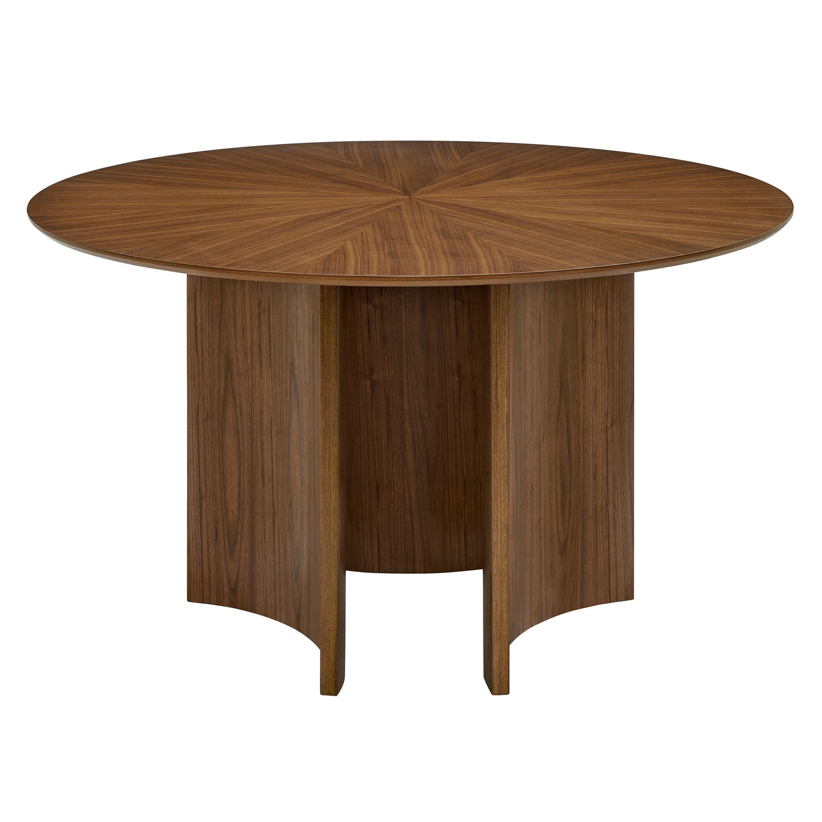 Sloane 54 Inch Round Dining Table in Walnut