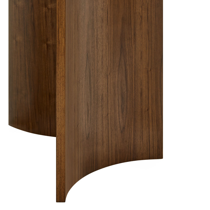 Sloane 54 Inch Round Dining Table in Walnut