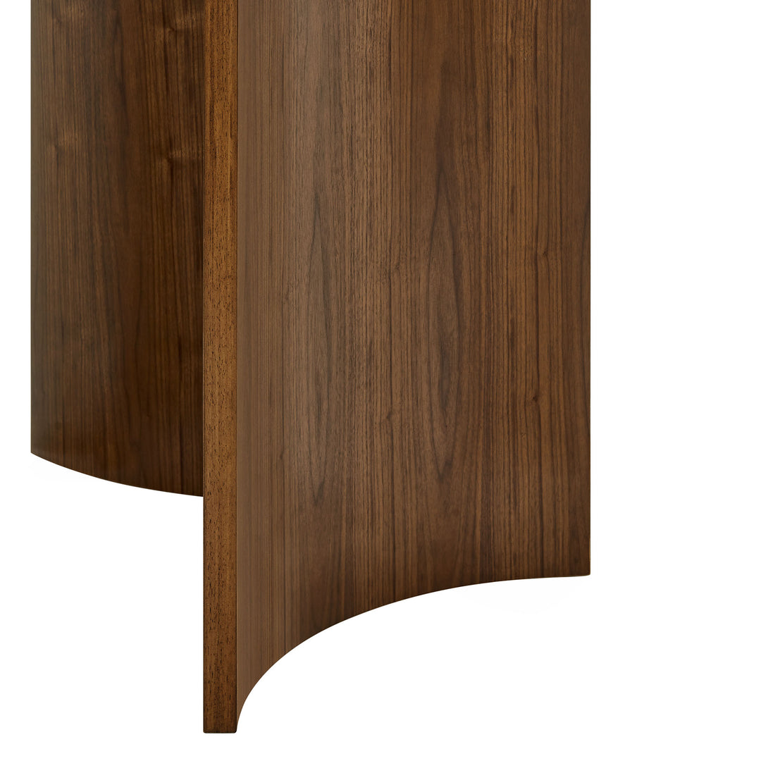 Sloane 54 Inch Round Dining Table in Walnut