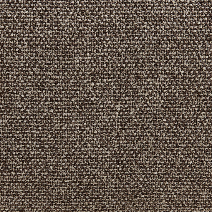Auren Lattice Bouclé Upholstered Ottoman in Earth