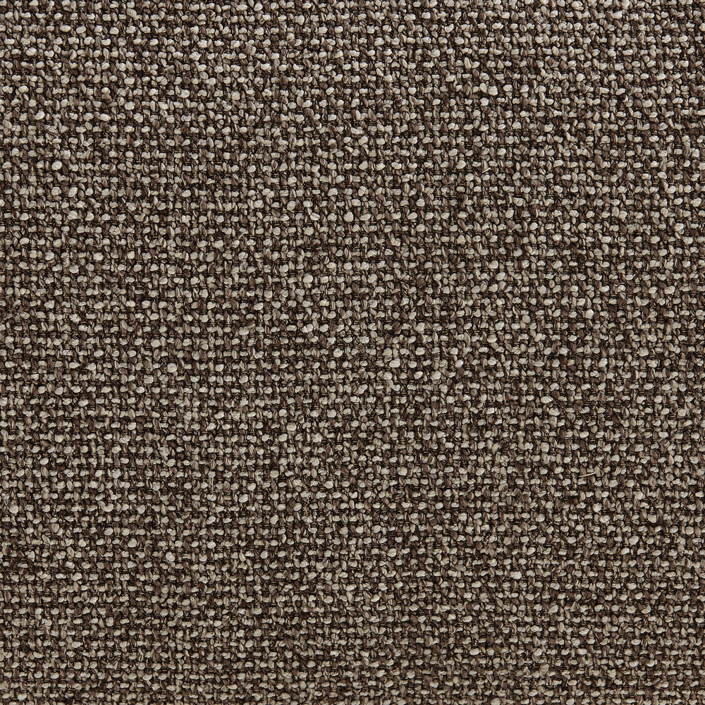 Auren Lattice Bouclé Upholstered Ottoman in Earth