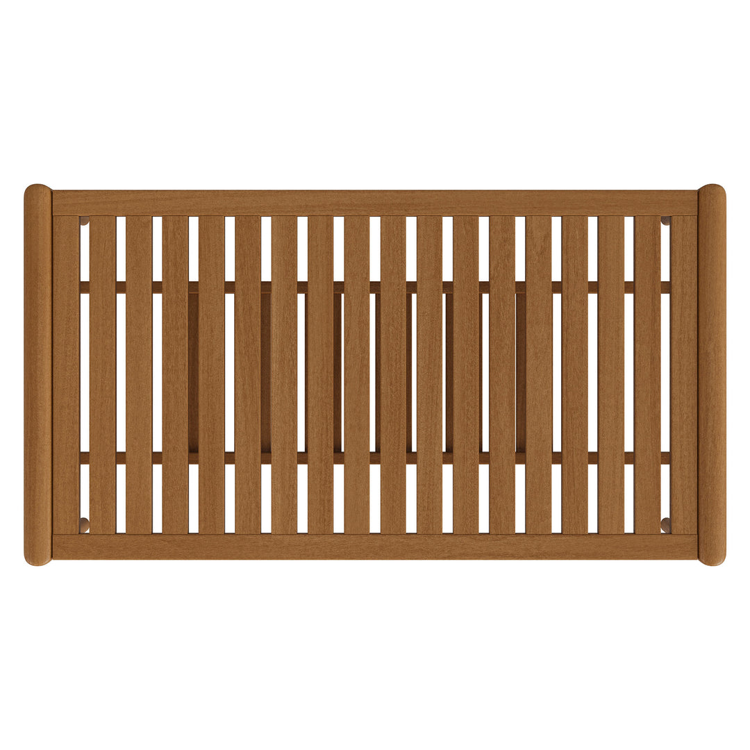 Hayden 46 Inch Outdoor Patio Teak Wood Coffee Table in Natural